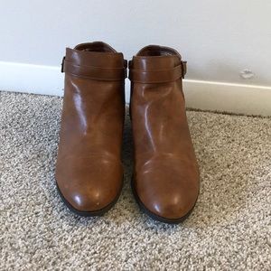 Womens Brown Booties